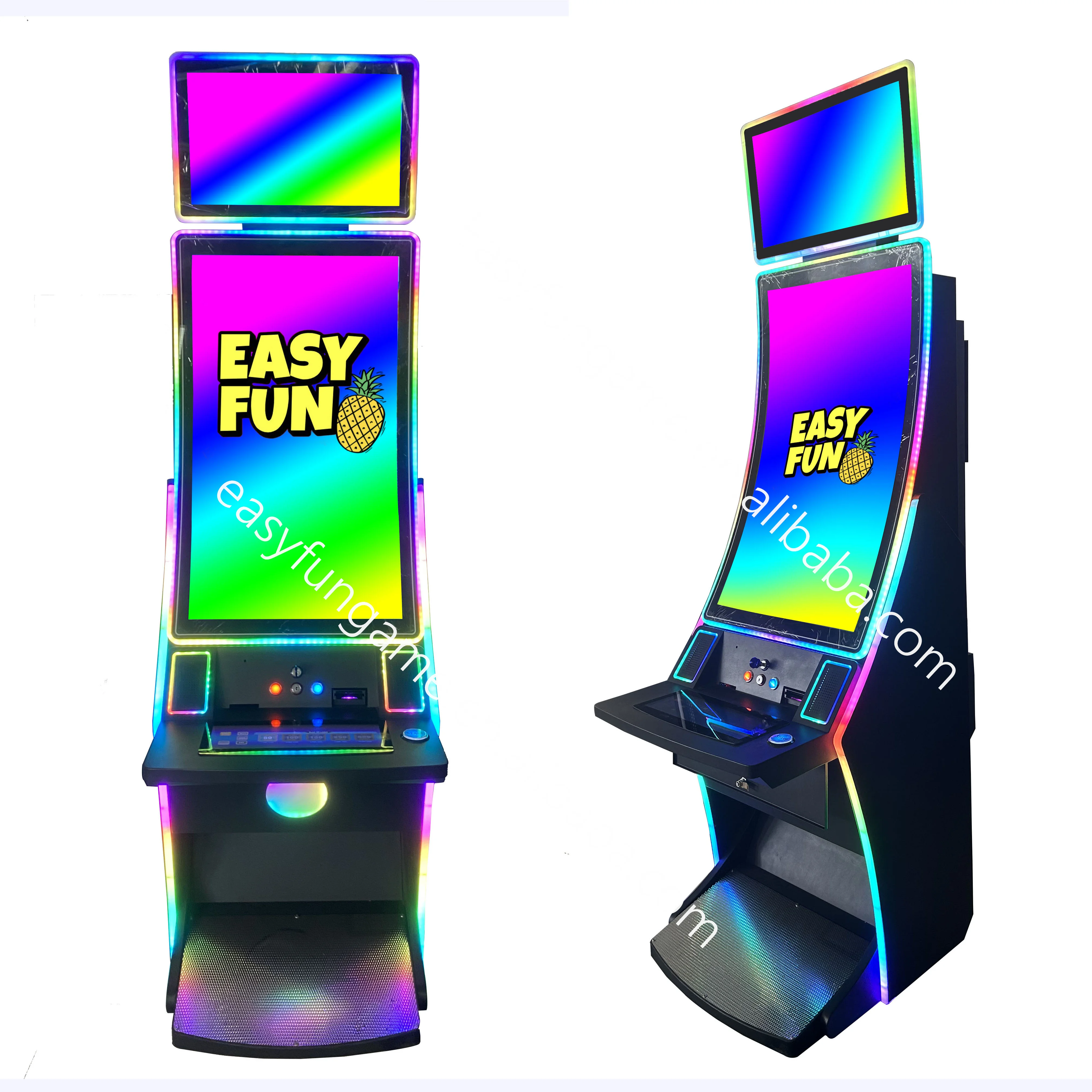 Hot selling 43 inch cured Screen arcade Skill  game machine for game room