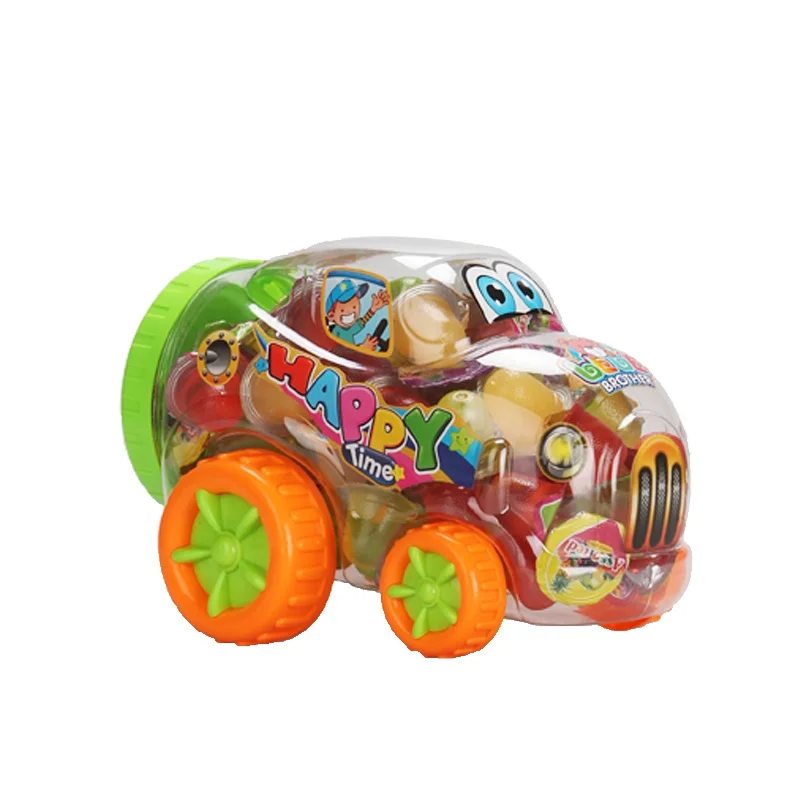 Jelly pudding candy New cute toy car fruit jelly in mini car