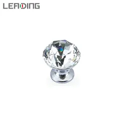 Crystal Drawer Knob Zinc Alloy Cabinet Handle Furniture Pull