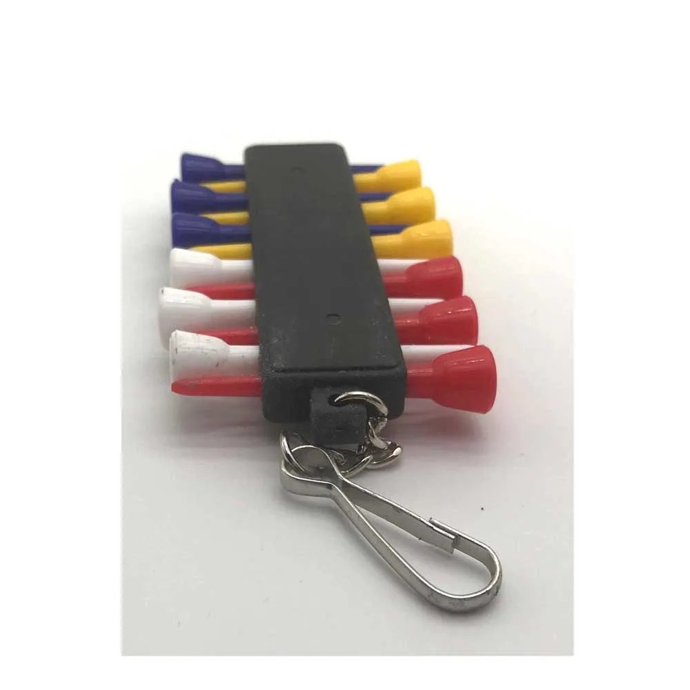 Custom golf tee holder