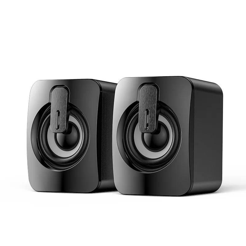 Wholesale Mini Computer Wired Speaker 3D Stereo Sound Surround Loudspeaker USB portable Speakers
