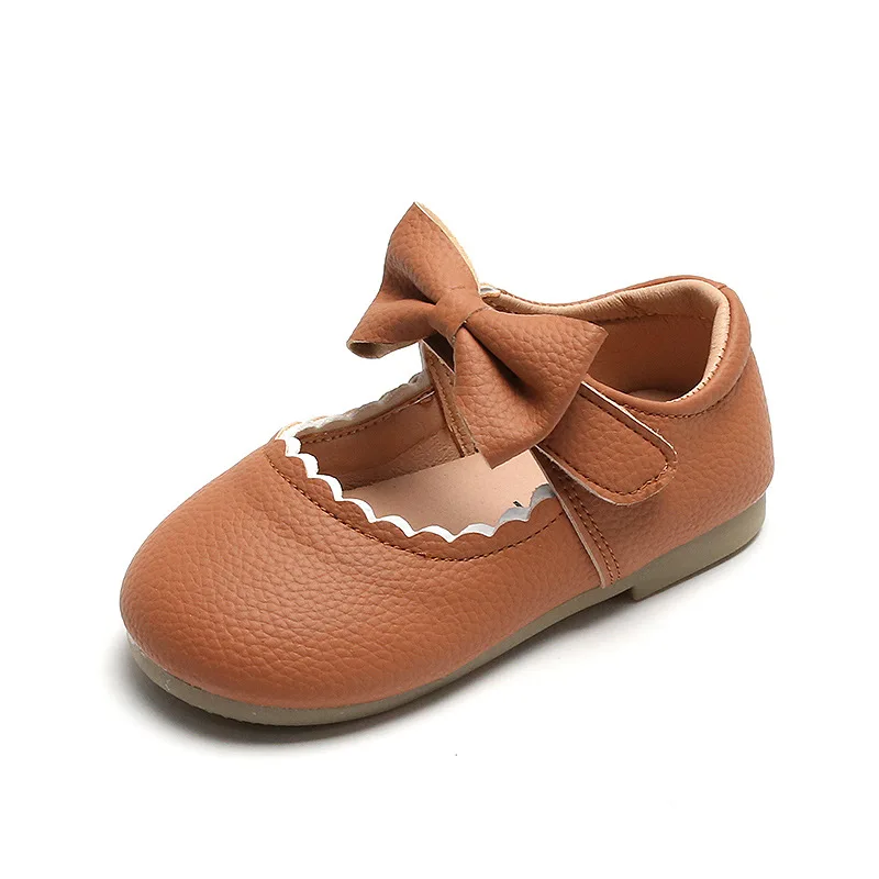 Free Shipping Baby 4  5 8 10 Years Children Production Atummn Guangdong Kids Dress MOQ 2 Girls Balerina Shoes