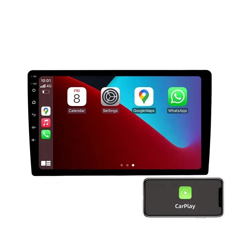Factory Supply 9Inch 10Inch Carplay Resolution 1024X600   Dsp Car Audio  2 Din Multimedia  Autoestereo Car Subwoofer
