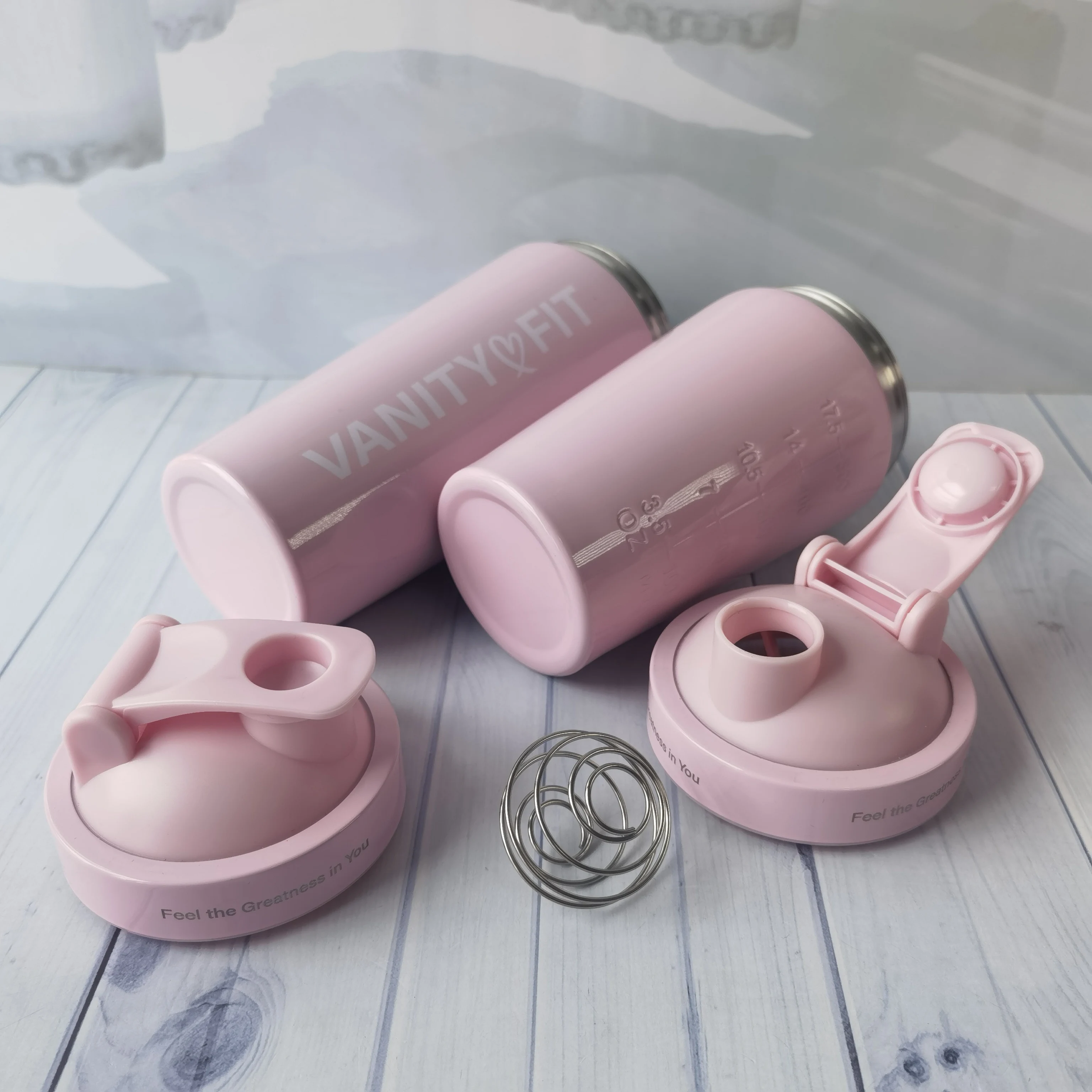 500ml& 750ml Sport Insulated Protein Shaker Water bottle wholesale stainless steel protein shaker Bottle