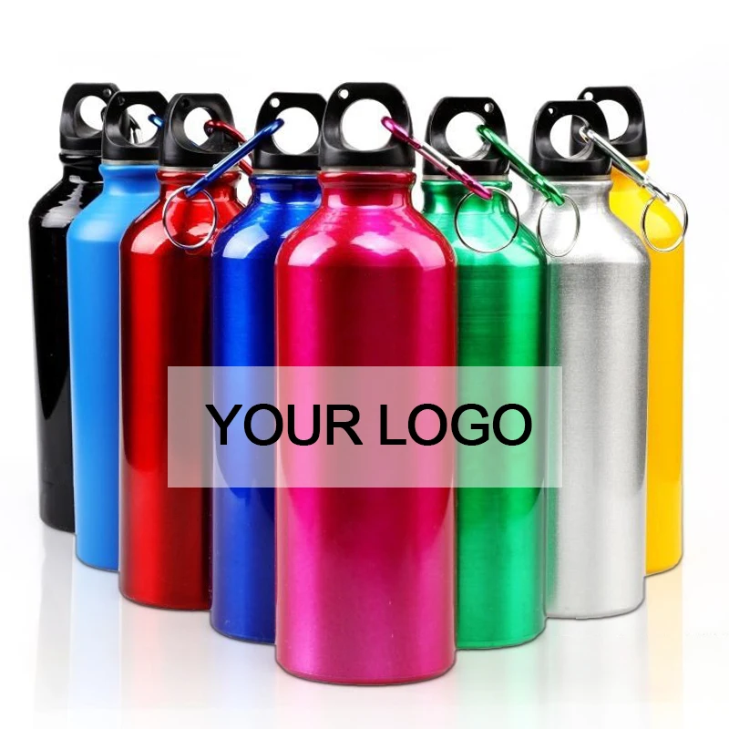 Custom Logo colorful Outdoor Sport Bicycle Bottle Promotional 350ML 500ML 600ML 750ML 1000ML Aluminum Water Bottle