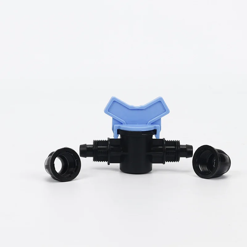  High Quality Lock Valve Drip Irrigation Hot Sale For 8/9mm hose