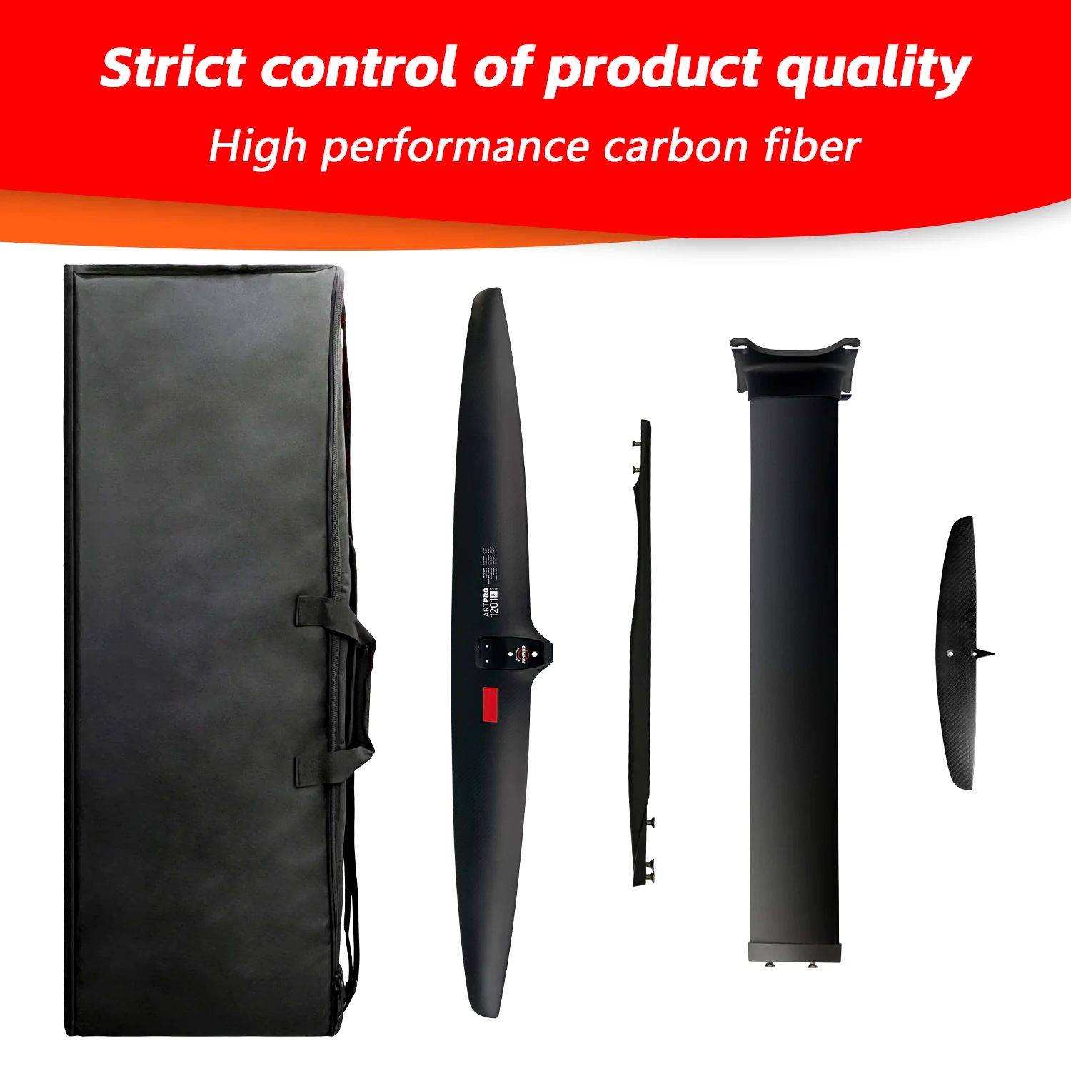 2024 GY ART PRO 1201 Hydrofoil Water Sport Board High Performance Carbon Fiber Aluminum Mast Kite Wing New Generation Surfing