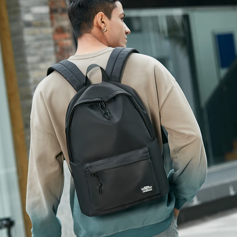 2023 High Quality Ultralight Male Soft Polyester Fashion School Laptop Waterproof Travel Shopping Bags Men Backpack