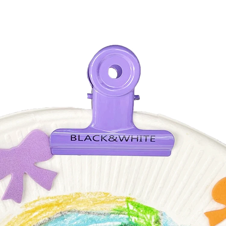 professional manufacturer customized design suv heat transfer printing 31mm 50mm 65mm binder clip