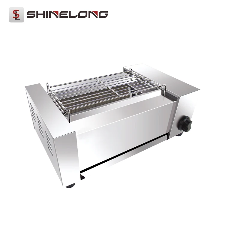Commercial Infrared Portable Electric barbecue grill with lava rock