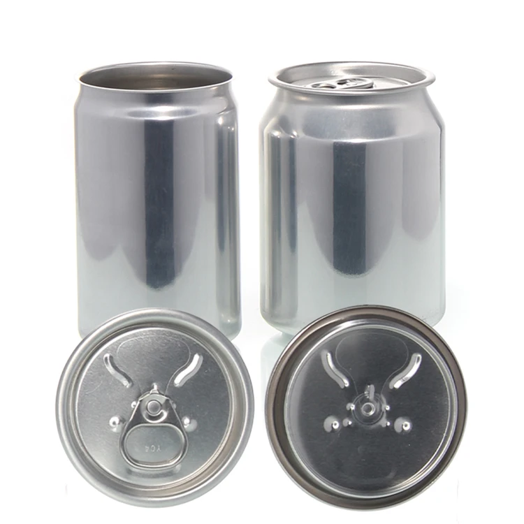 Custom Empty Printed Metal Can Slim Sleek Standard 250ml 355ml 330ml 473ml 500ml Tin Can Beverage Beer Aluminum Soda Drink Cans