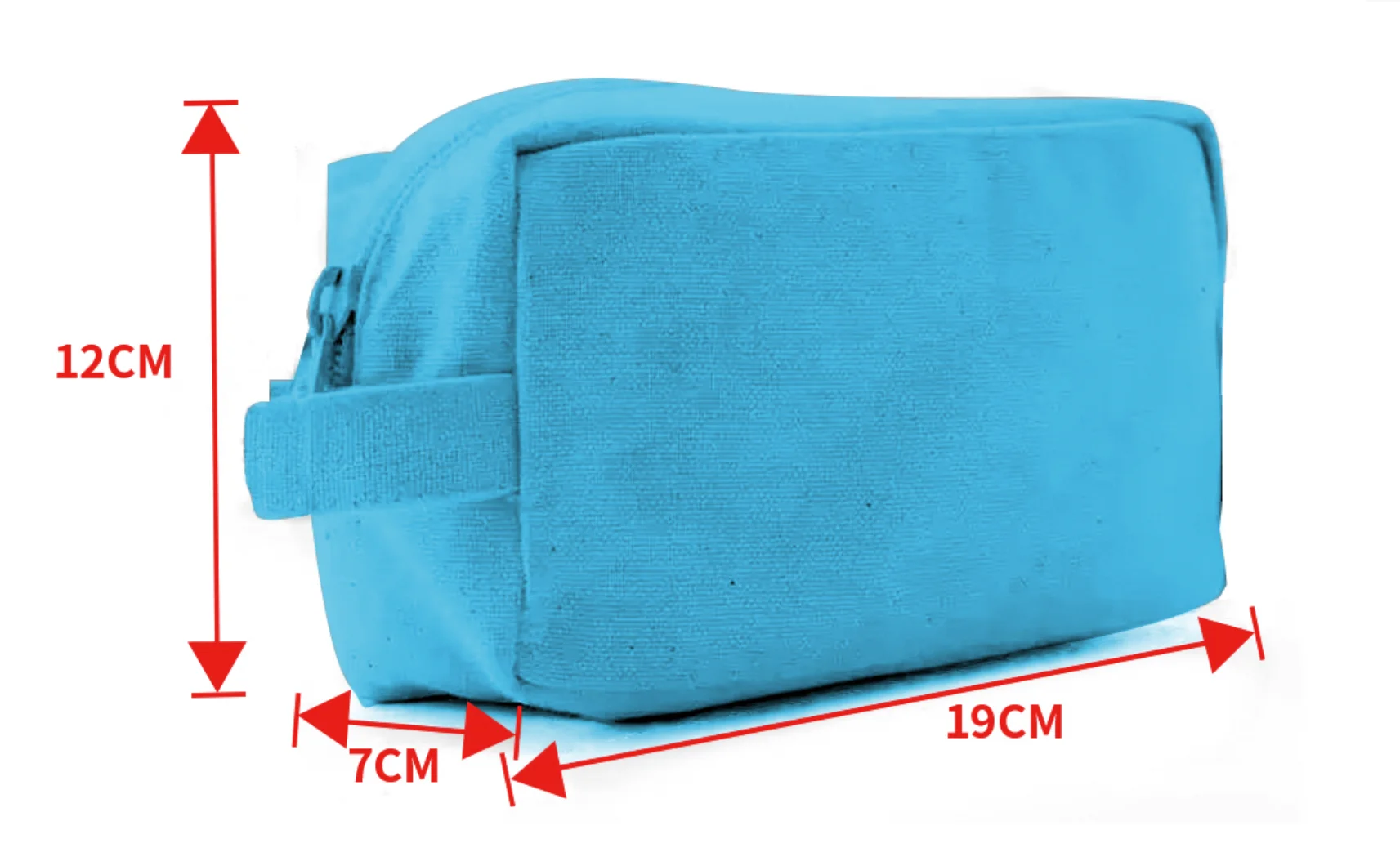 Perfect Bags Women Beauty Cosmetic Storage Wholesale Travel Makeup Cosmetic Bag With Zipper Eco Friendly Cotton Canvas