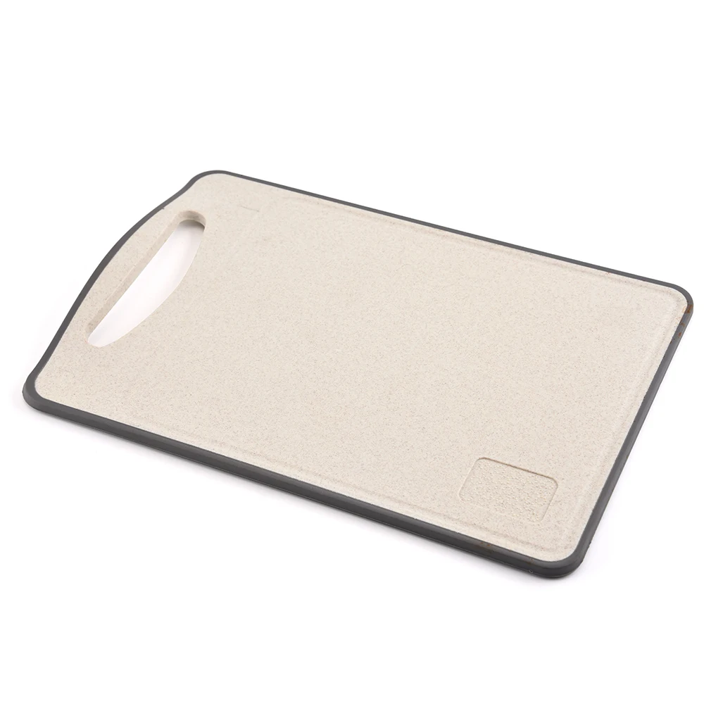 14.7x9.8inch non-slip wheat straw chopping board,plastic cutting board