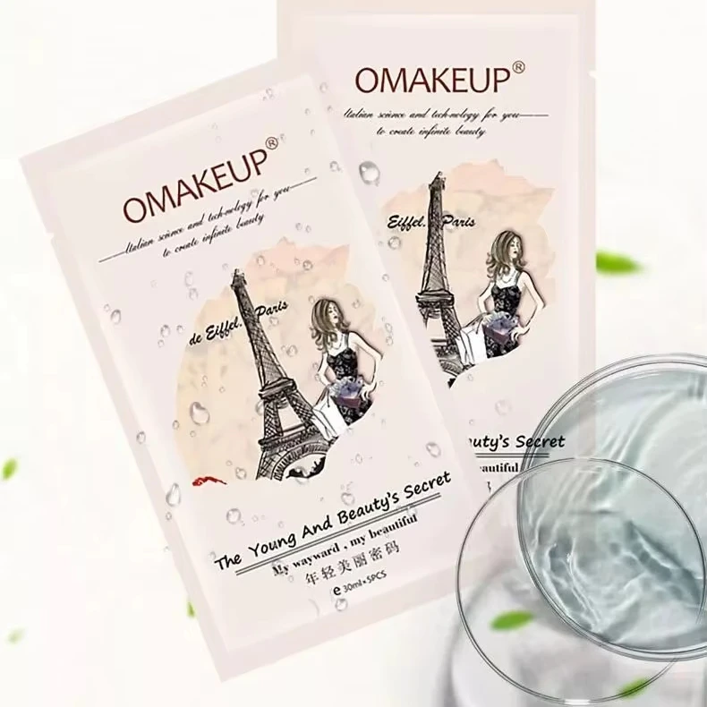 OMAKEUP сияющая и красочная маска для лица девушек средства по уходу за кожей глубокая гидратация хлопок сжатый женский