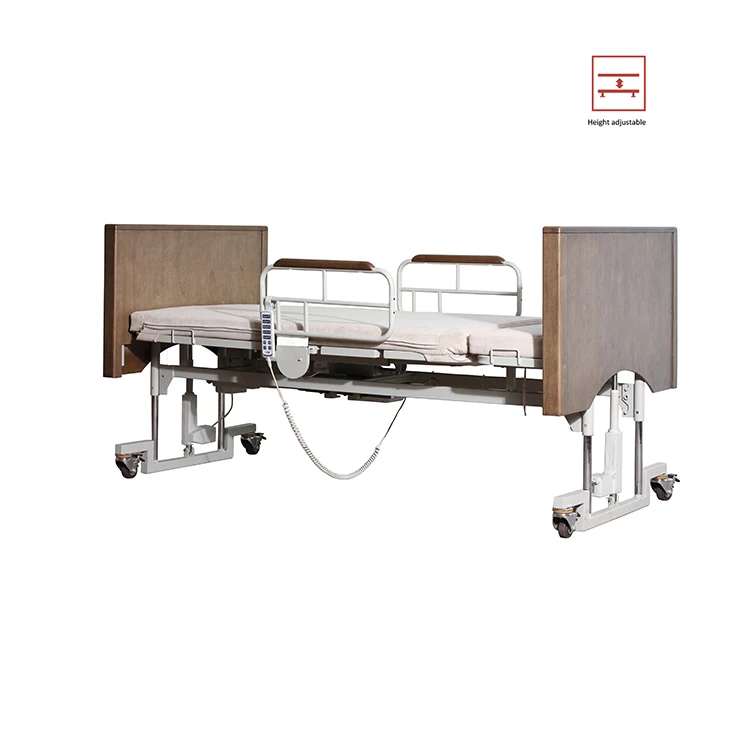 Лидер продаж, деревянная вращающаяся кровать для ухода за домом, электрическая регулируемая, семь функций