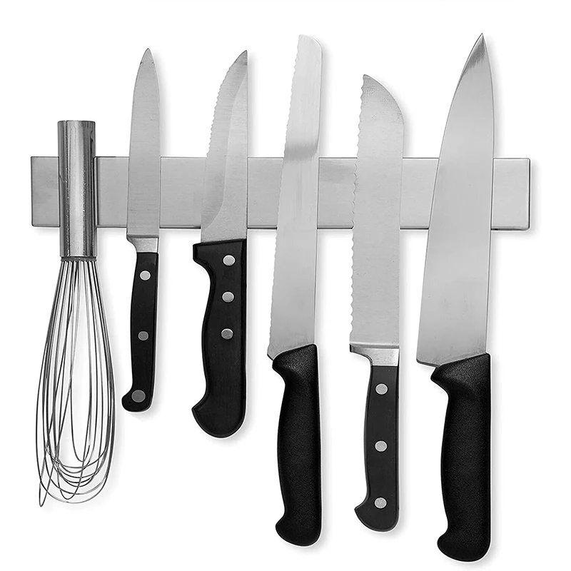 Wholesale Functionality Workshop Kitchen Wall 304 Stainless Steel Magnetic Knife Bar Holder