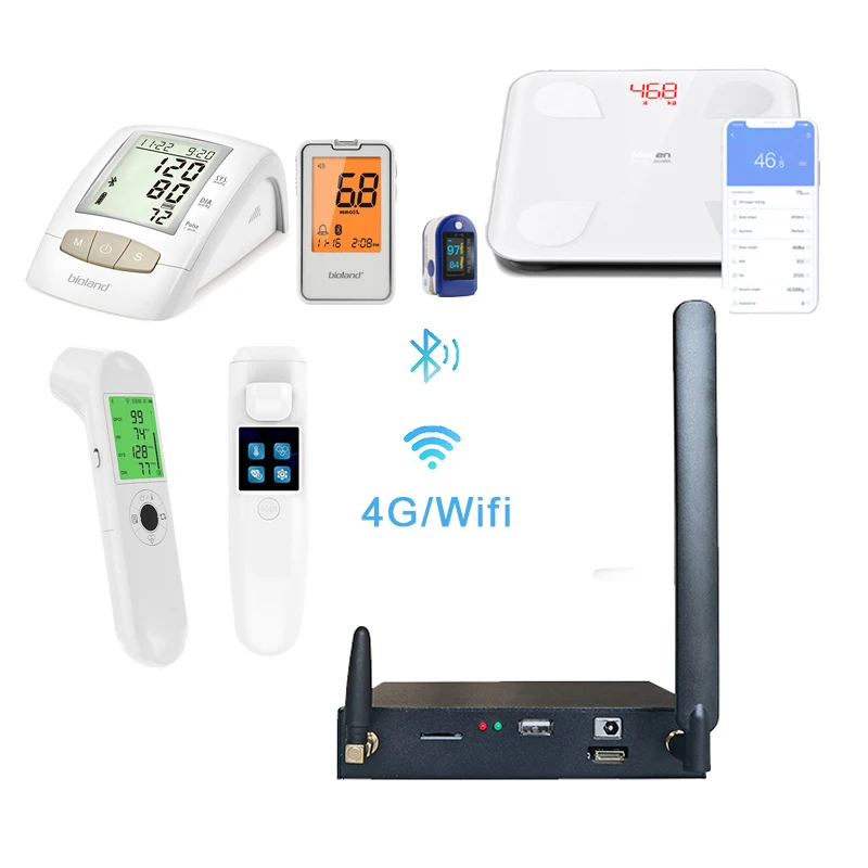 Android/Ios Telemedicine System Home Health Care Health Telemedicine Equipment With BlueTooth