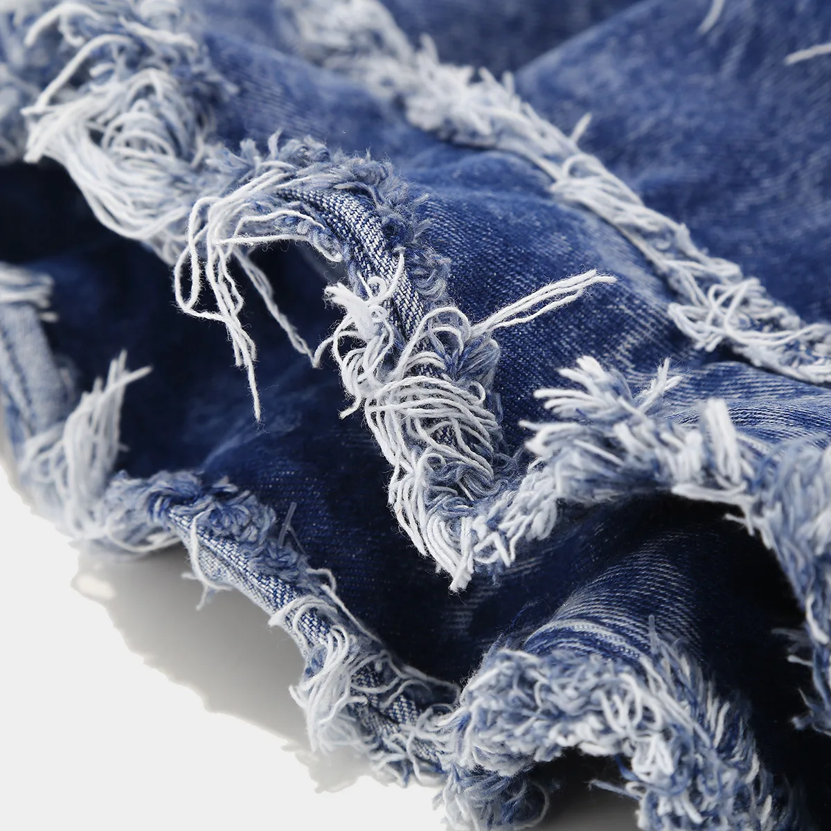 Summer outdoor Bucket Hat Sunscreen Washed Tasseled Vintage Fashion Street Hip hop Denim fisherman hat Boonie Fishing Cap