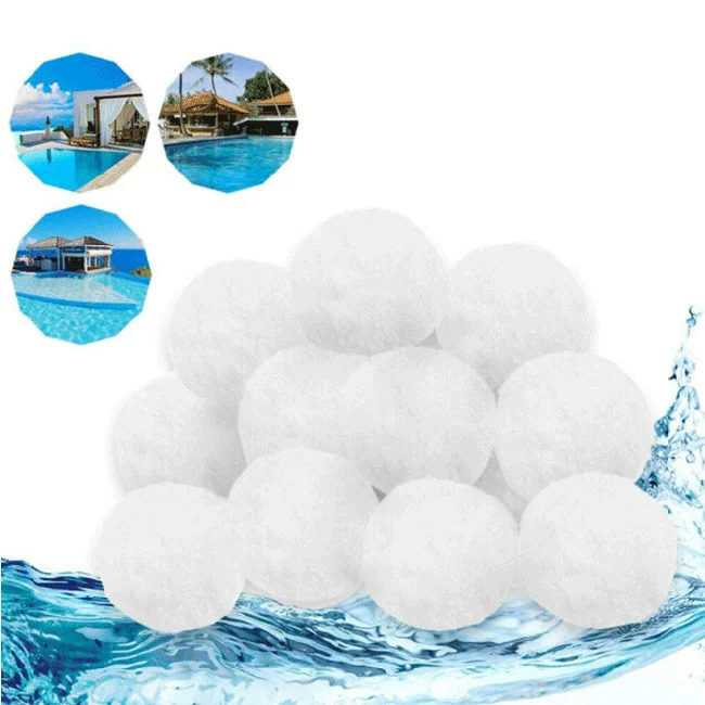 
30-50Mm Backwash Staple Fiber Filter Ball Fiber Media For Waste Water 
