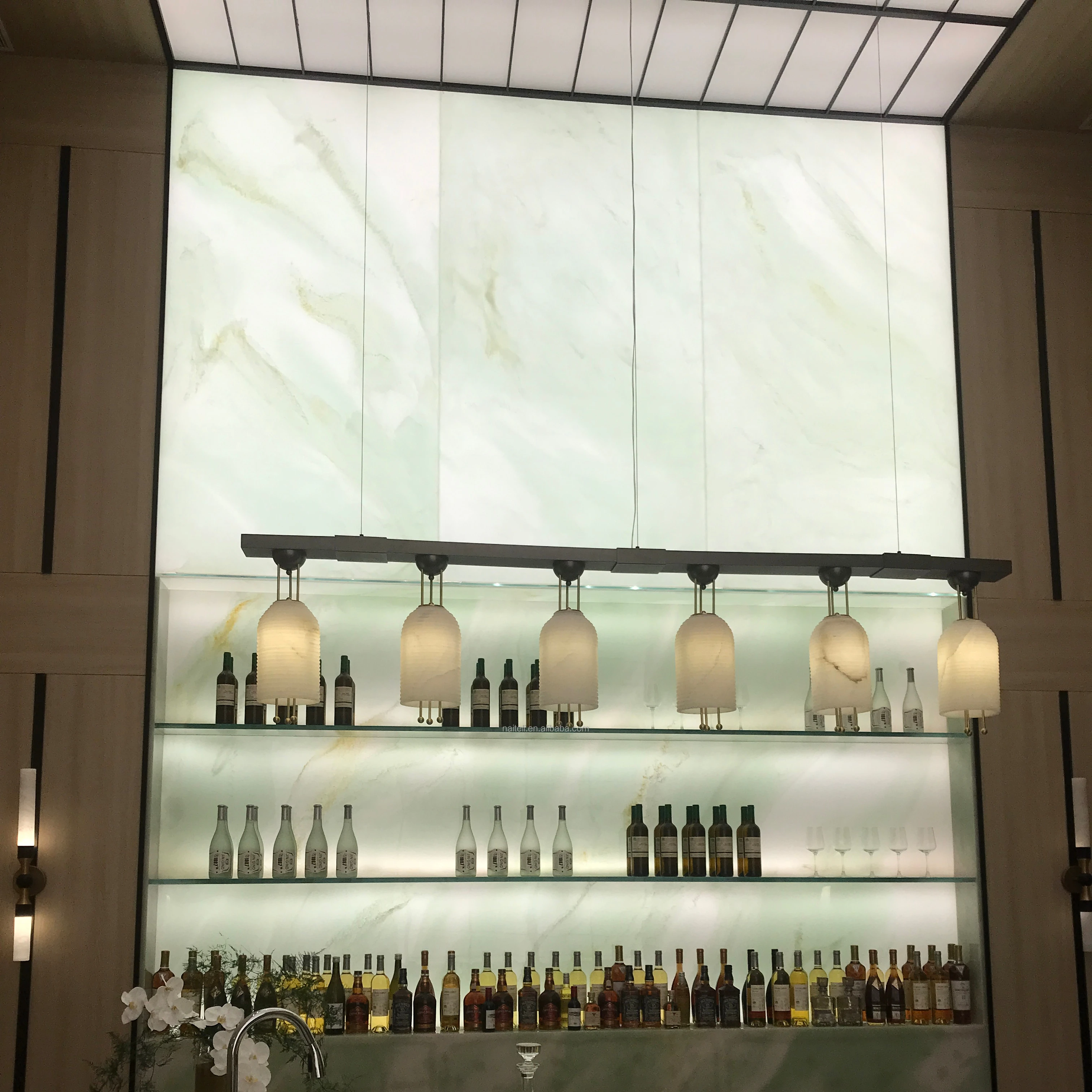 Decorative Translucent Material Artificial Onyx Stone