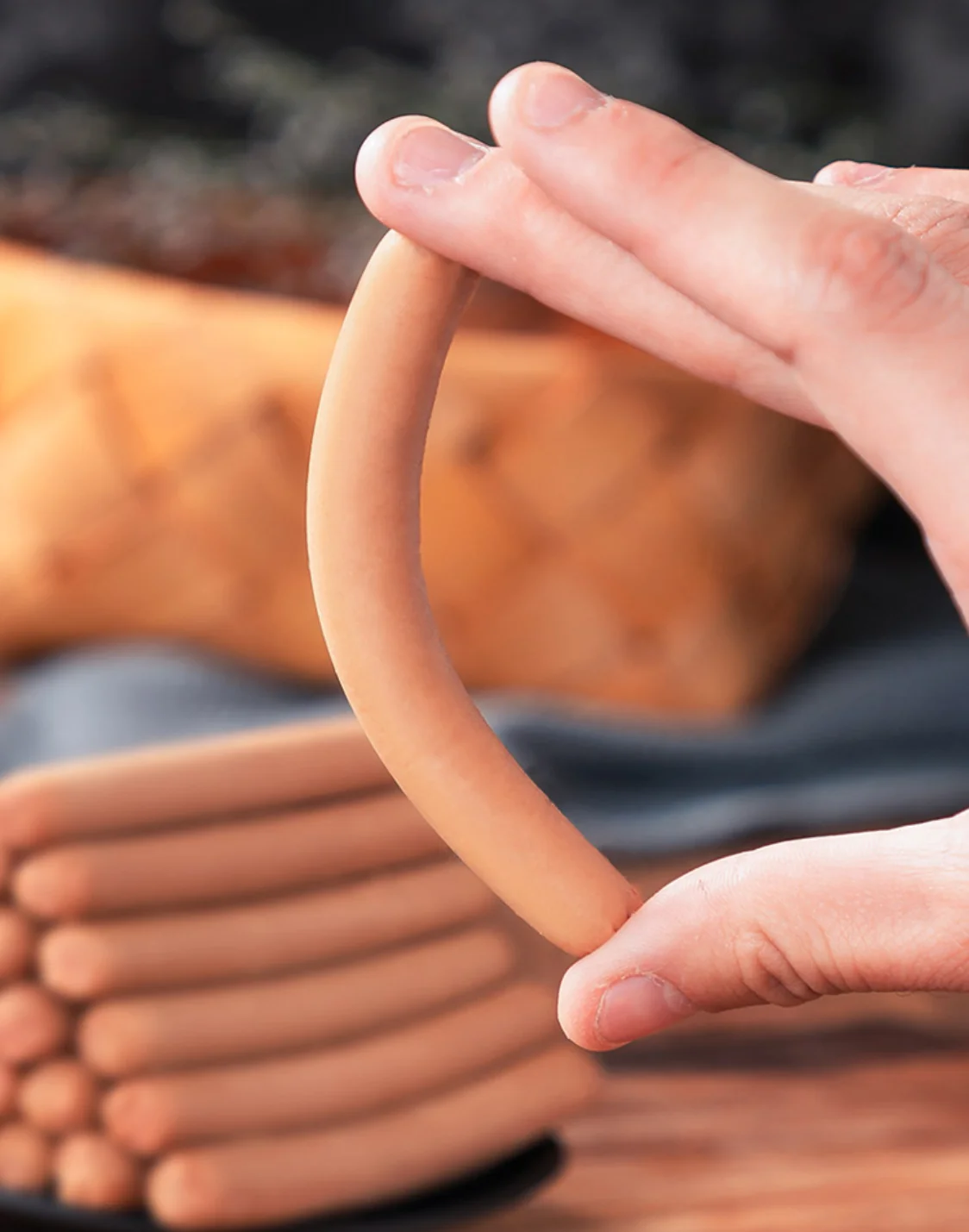 Chinese sausage Safety ham sausage Healthy fish sausage