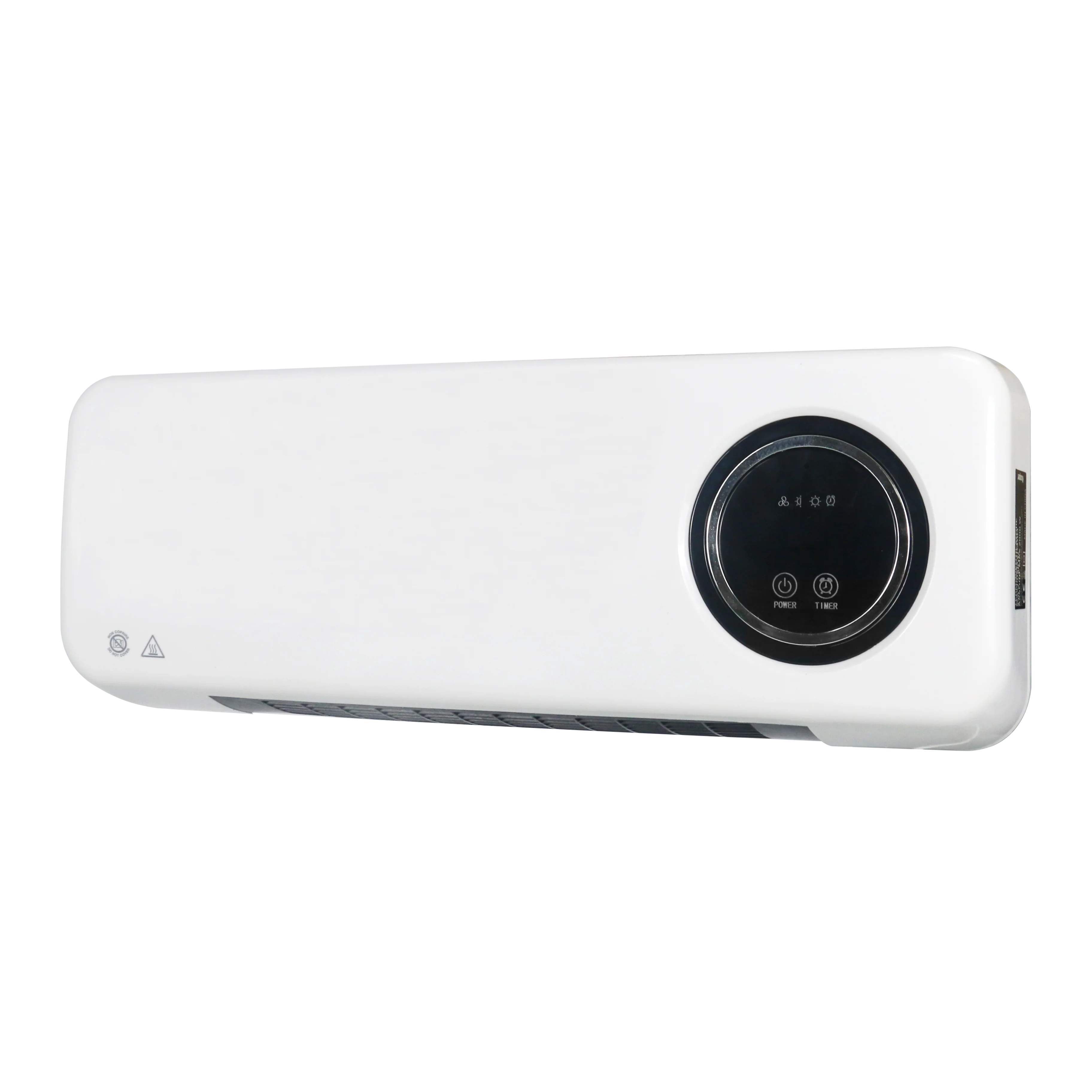 Wall Mounted 1000W 2000W Cooling Heating Dual Use Household PTC Space Heater with Remote Control