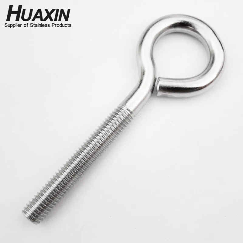 Stainless Steel 304 316 Eye Bolt And Nut Marine Eye Bolt Set