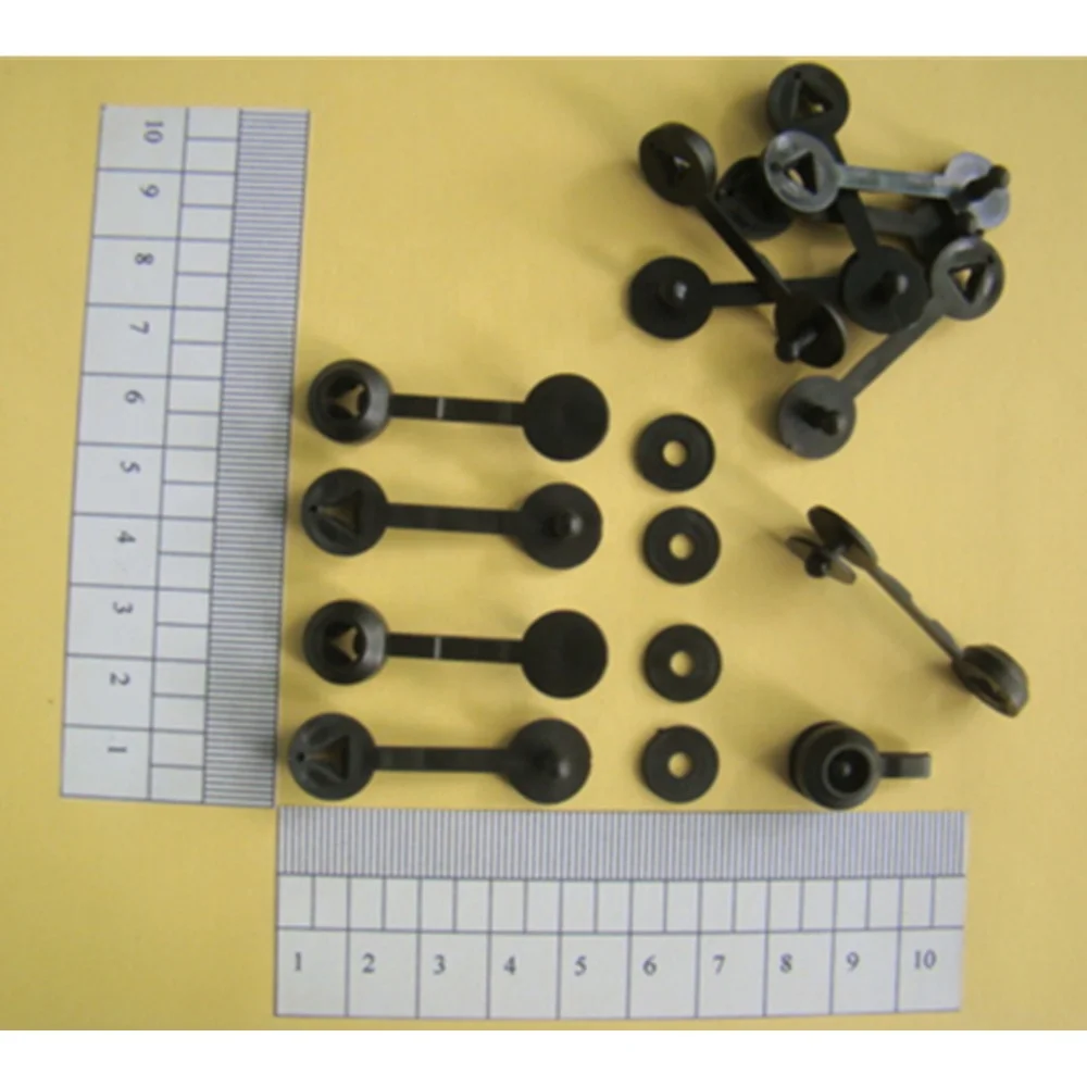 Одноразовый пластиковый зажим для тканевых браслетов