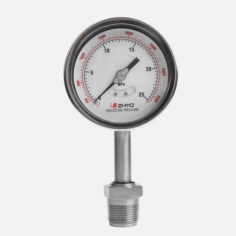 thread installation shock resistant mud pump diaphragm pressure gauge