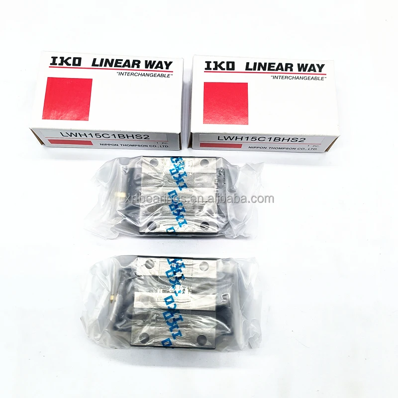 JAPAN IKO Linear Guide LWH15 LWH15B LWH15SL LWH15M LWH15MU C-Lube Linear Way LWH15C1BHS2 Linear Slide Rail Block CNC Machine