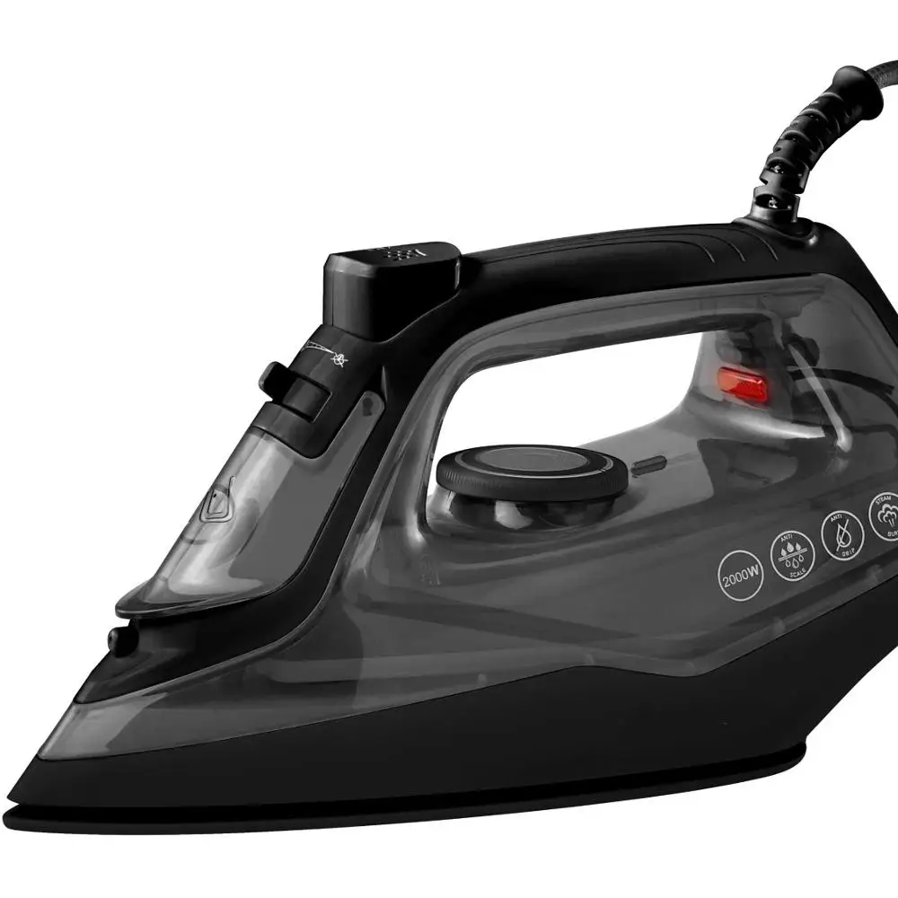 
Multi Function Steam Iron 2000W Self Clean Anti Drip Anti Calc Burst Steam Ceramic Soleplate Amazon hot sale 