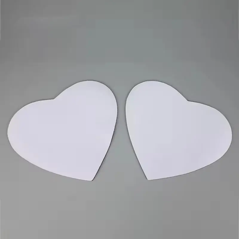 3MM Blank Heart Shape Sublimation White Fabric Mouse Pad No Reviews yet