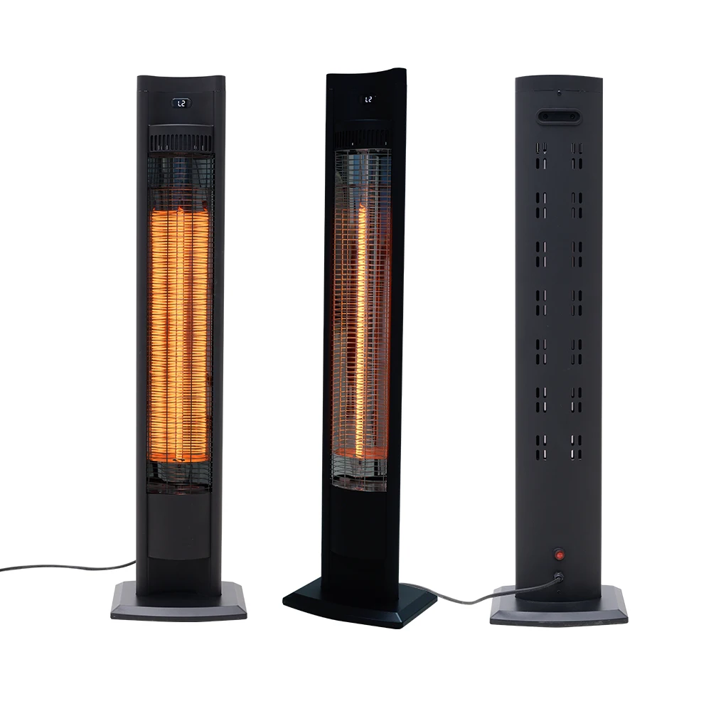 Portable Patio Heater Outdoor Waterproof Remote Control Infrared Electric Heater