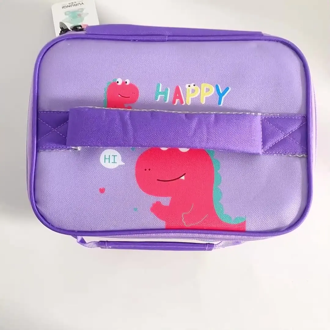 Free sample  Custom children insulated lunch cooler bag for kids