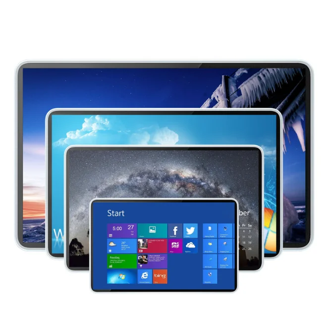 4G 5G WiFi Wall Mounted 4K Digital Signage Indoor 55 inch digital advertising poster menu board
