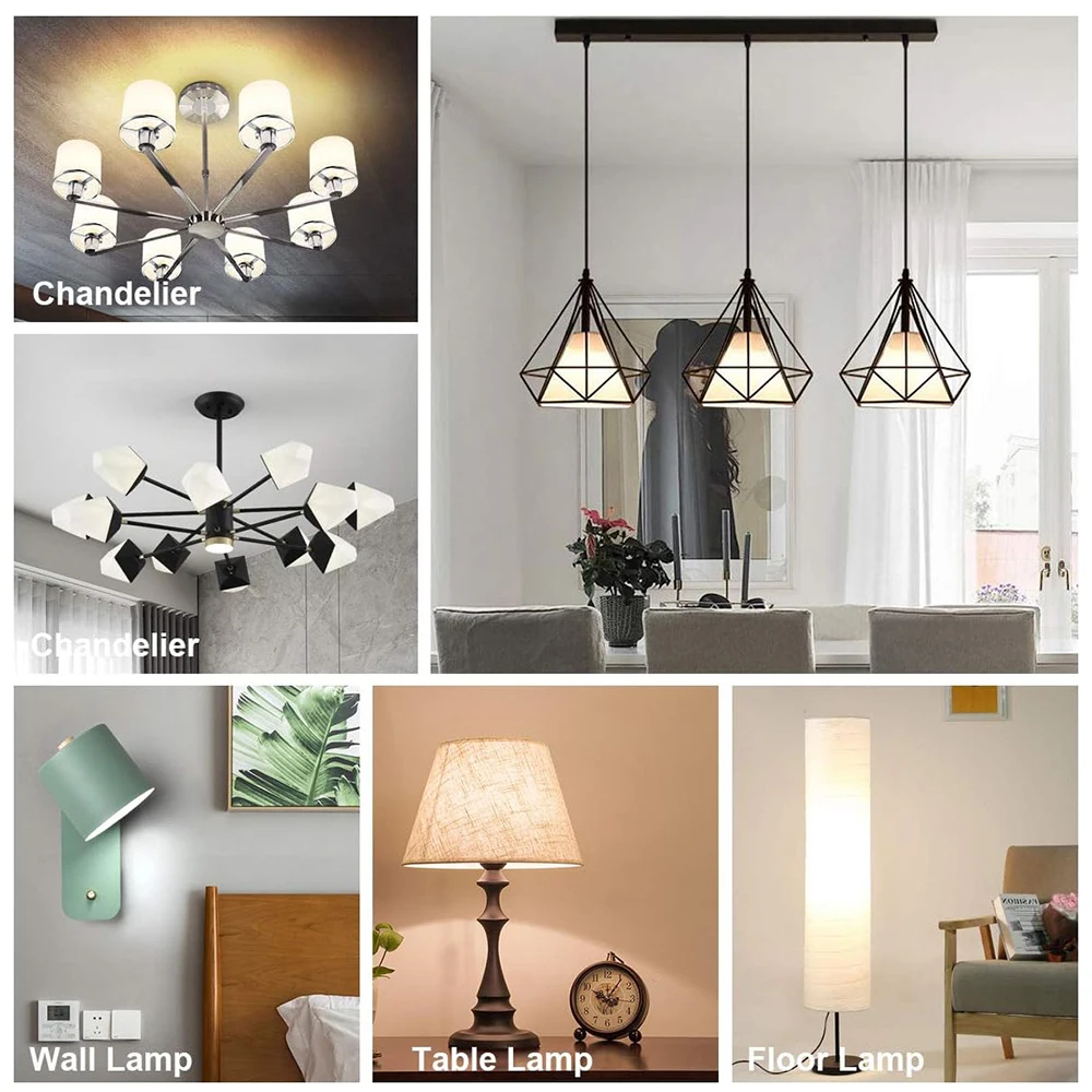 VCAN E14 LED Golf Ball Light Bulbs 6W G45 LED Bulb Warm White 3000K 600LM No Dimmable Edison Led Bulb