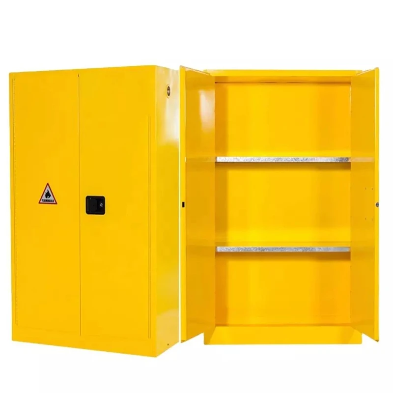 Certified 1 Vertical 200L Oil Drum 55 Gal/207L Fireproof Flammable Safety Storage Cabinet for Laboratories