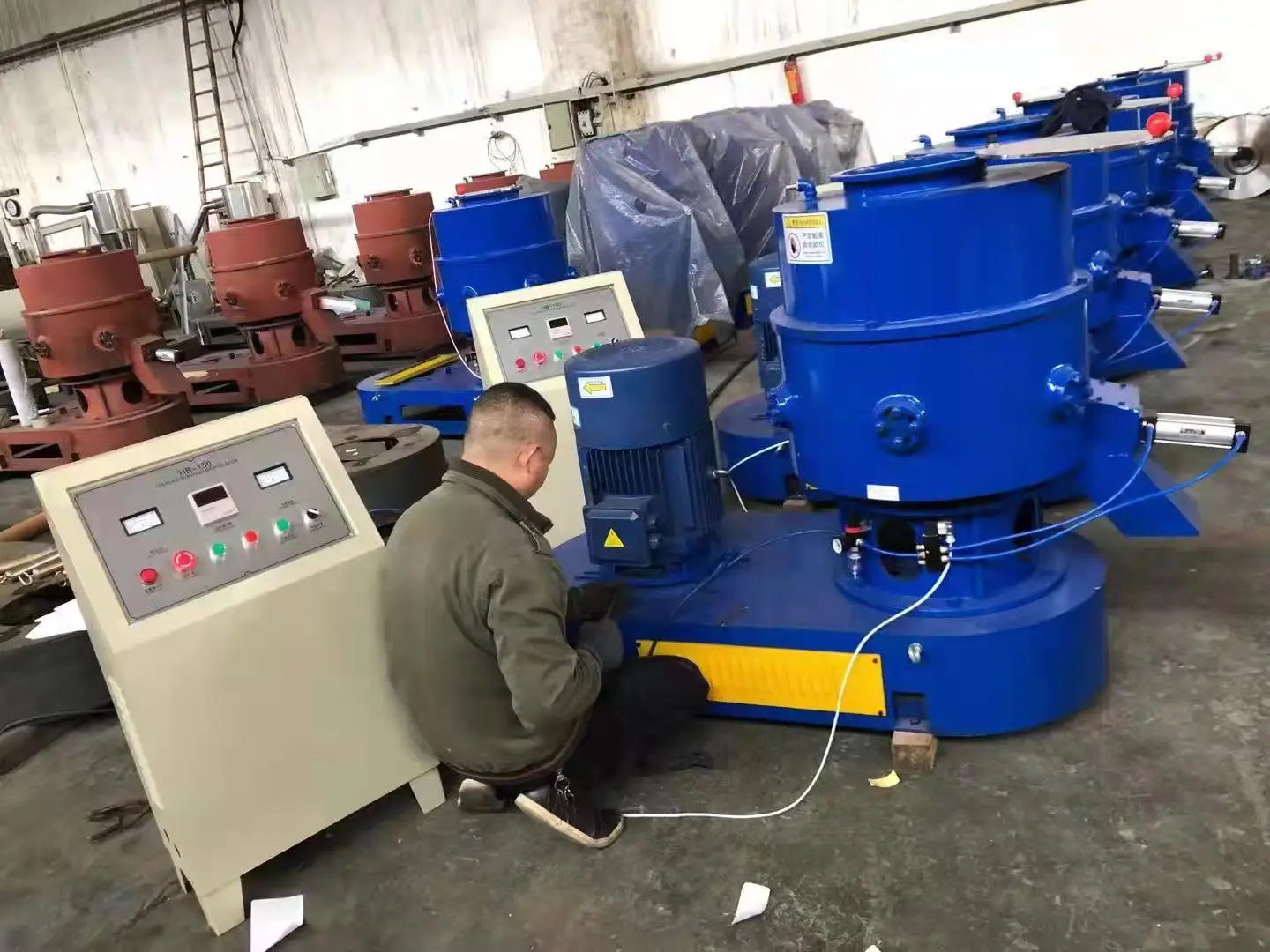 industrial plastic grinding milling granulator machines