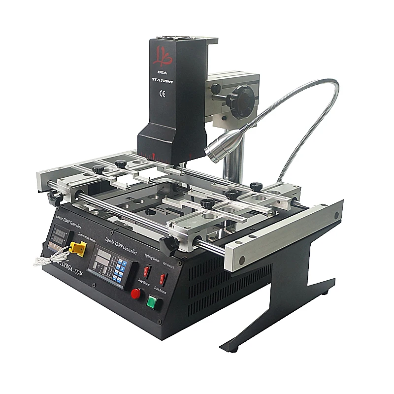 LY IR6500 V.2 BGA  Rework Station 2 Zones Infrared Welding Soldering Machine for Ps3 Ps4 Xbox Chip Pcb Repairing Usb Port 2300W