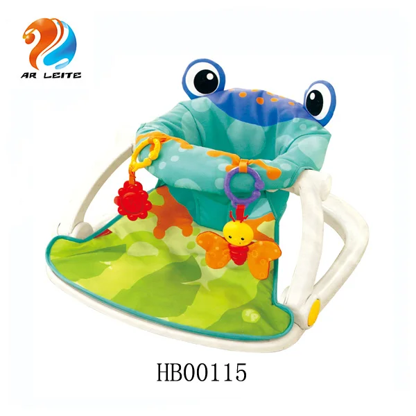Best selling good quality baby bouncer cheaper baby portable foldable relaxing chair with hanging toys