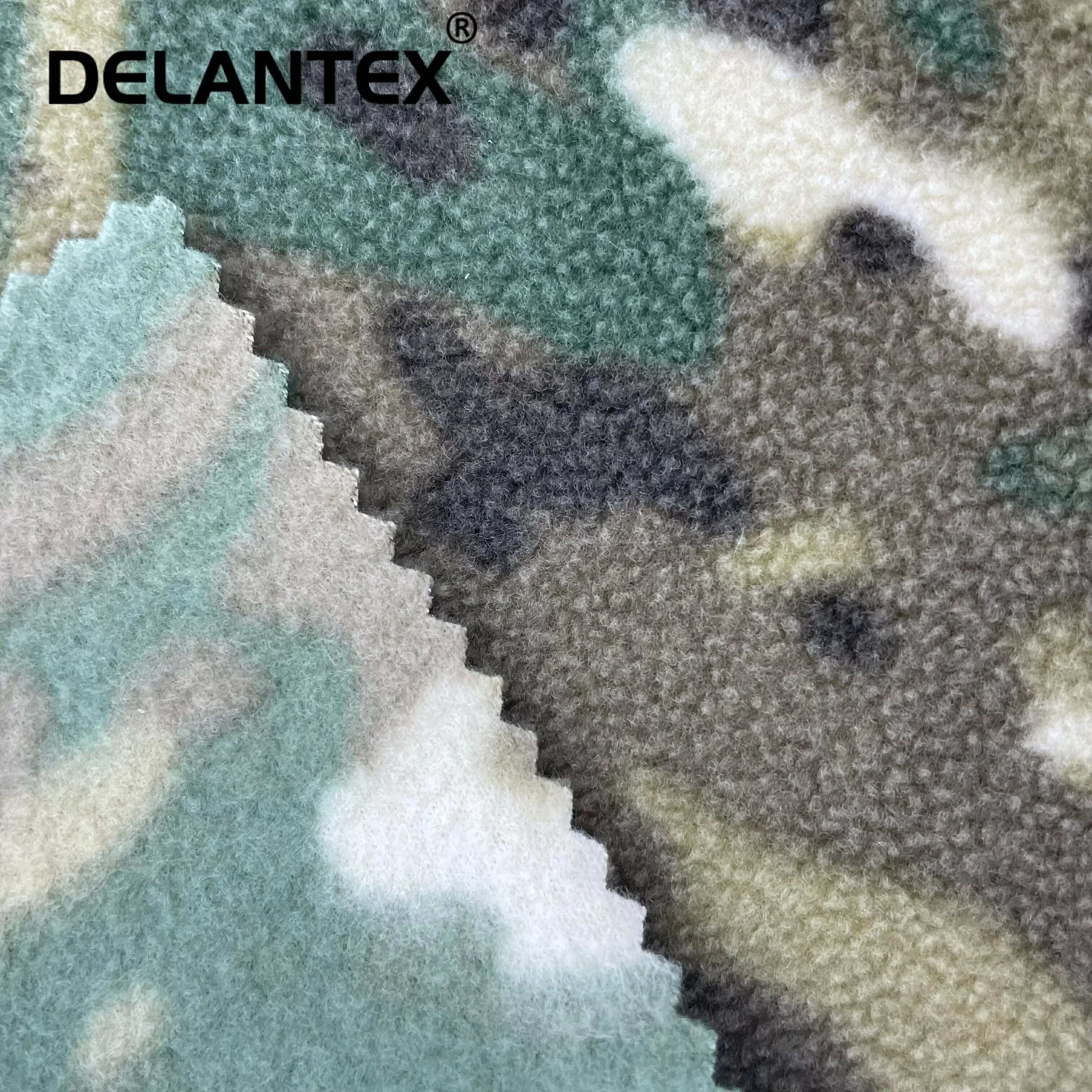 Delantex лидер продаж дизайнерская полярная флисовая ткань однотонная зимняя