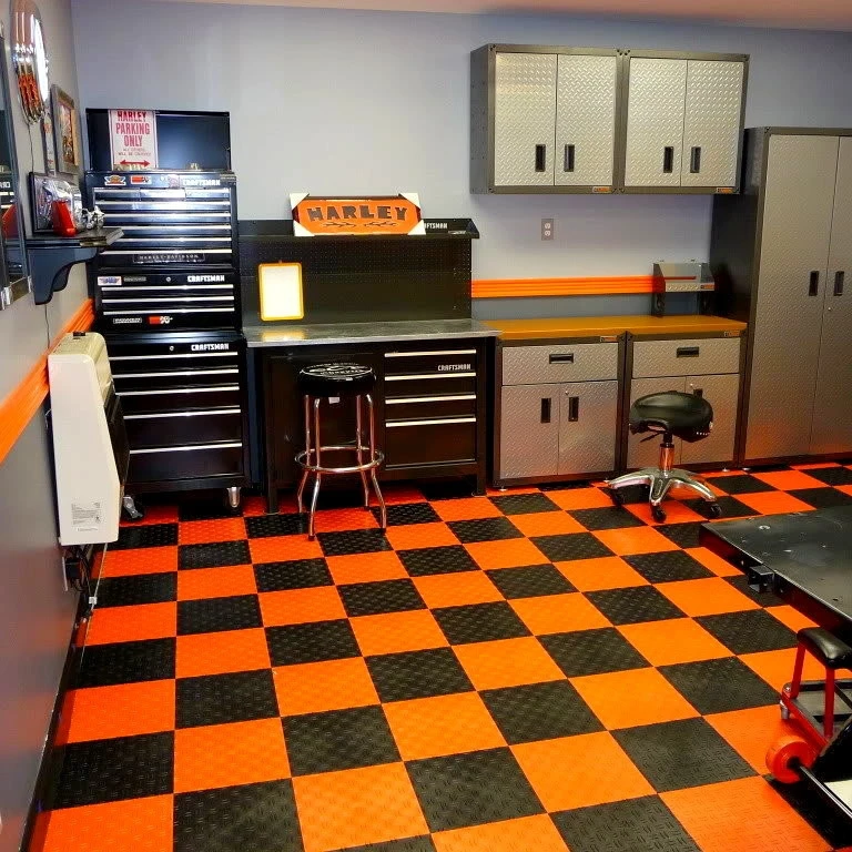 New Arrival Modular PP Garage Flooring Interlocking PVC Floor Tiles