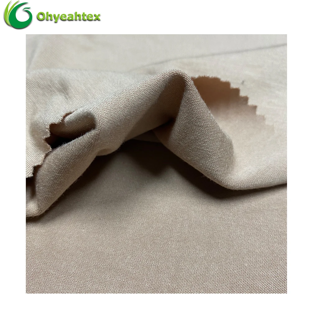 
 Оптовая продажа, эластичная высококачественная ткань для нижнего белья, трикотажная одинарная Джерси, 100% Бамбуковая ткань для нижнего белья  