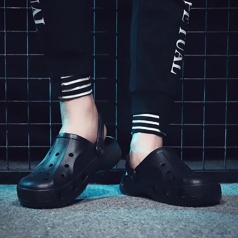 Men EVA Beach Shoes Mixed Color Light Weight Man Water Clog Shoes