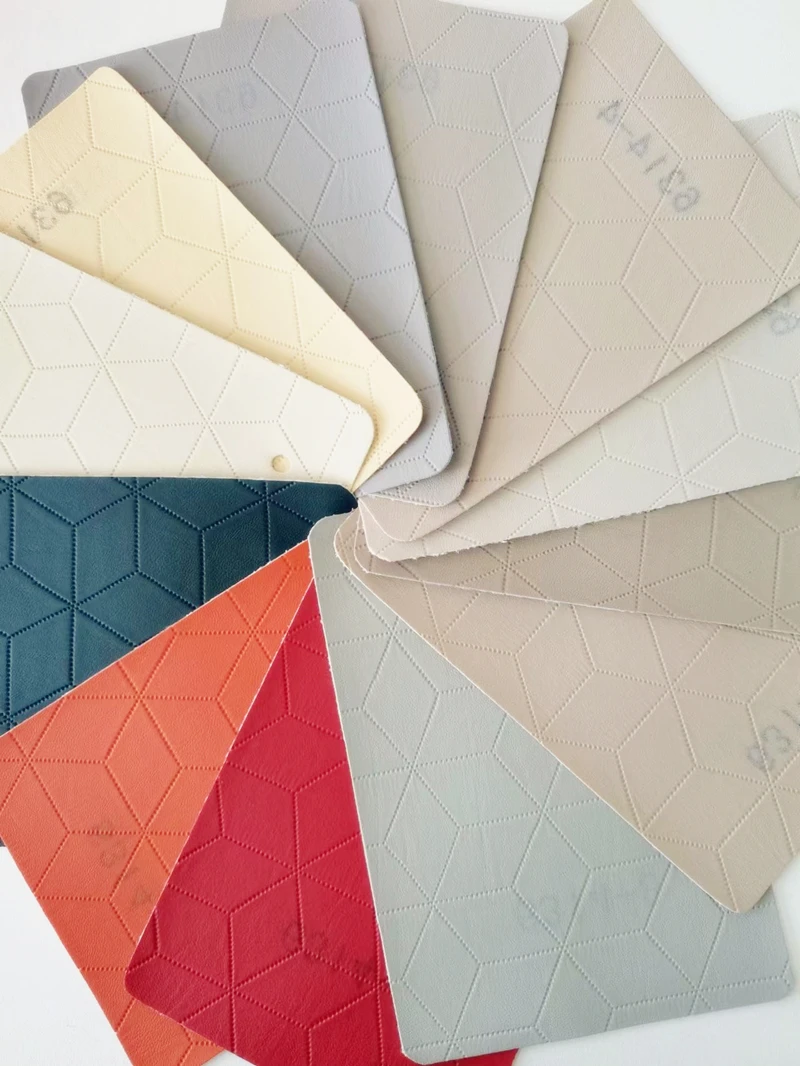 2022 Wholesale Waterproof Grain Artificial Leather For Home Textile Car Seat Upholstery