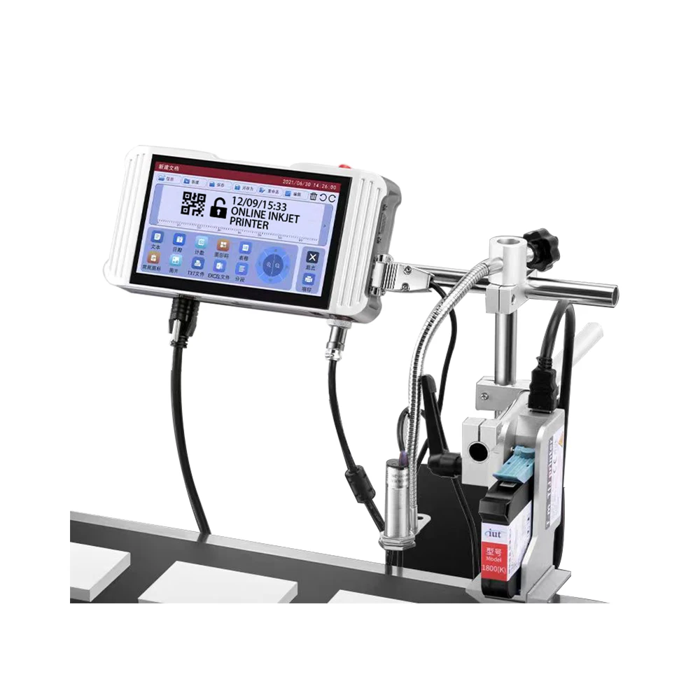 High quality online inkjet printer metal pvc sheet plastic paper metal carton printing machines