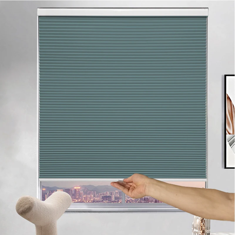 Manufacturer High Quality Modern Cordless Cellular Fabric Honeycomb Blinds No Drill Motorized Honeycomb Blinds