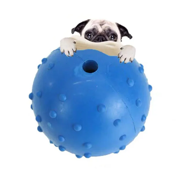 Professional manufacturer rubber chew dog toy mini spiky interactive dog ball toy