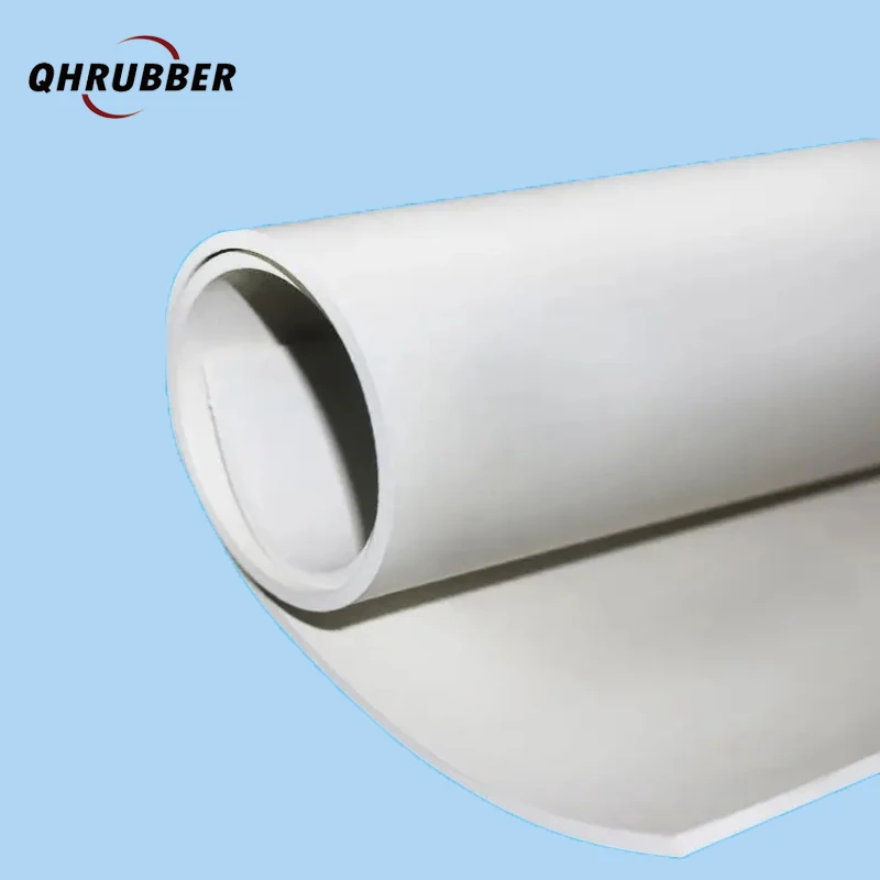 Factory Customization 1mm 2mm 3mm Thickness White SBR/EPDM/CR/NBR Rubber Sheet