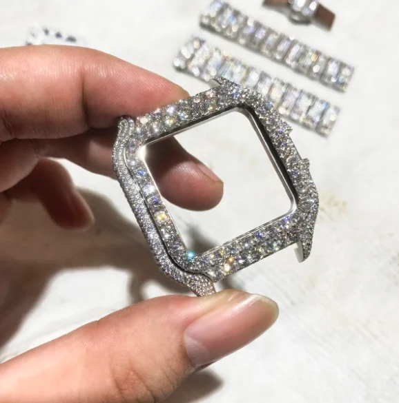 Moissanite Diamond Watch Iced Out Moissanite Hip Hop Watch Moissanite Watch For Rappers